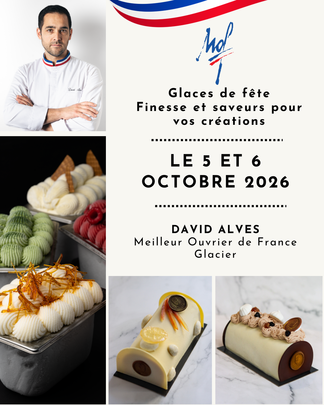 Glaces de fête : élégance et gourmandise pour vos créations