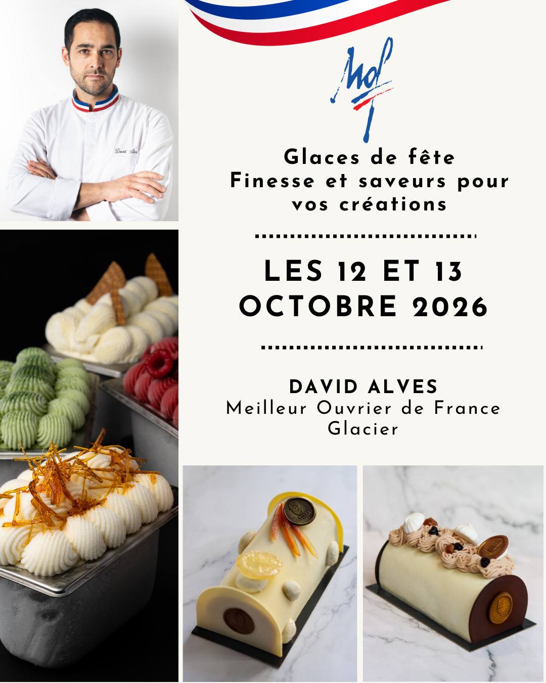 Glaces de fête : élégance et gourmandise pour vos créations