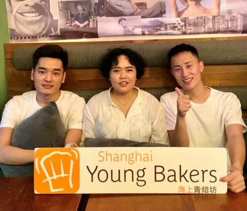 3 apprenants Chinois des Shanghai Young Bakers